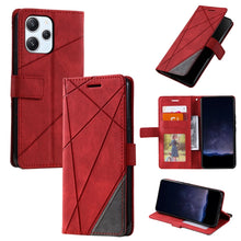 Load image into Gallery viewer, Skin Feel Splicing Leather Phone Case, For Xiaomi Redmi Note 13 Pro+, For Xiaomi Redmi Note 13 Pro 5G, For Xiaomi 13T / Redmi K60 Ultra, For Redmi 12 4G, For Xiaomi POCO F5, For Redmi K60 / K60 Pro, For Redmi Note 12S 4G Global                         ...