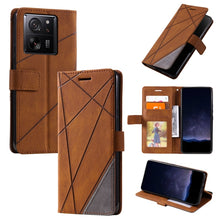 Load image into Gallery viewer, Skin Feel Splicing Leather Phone Case, For Xiaomi Redmi Note 13 Pro+, For Xiaomi Redmi Note 13 Pro 5G, For Xiaomi 13T / Redmi K60 Ultra, For Redmi 12 4G, For Xiaomi POCO F5, For Redmi K60 / K60 Pro, For Redmi Note 12S 4G Global                         ...