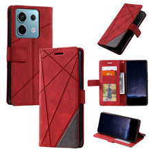 Load image into Gallery viewer, Skin Feel Splicing Leather Phone Case, For Xiaomi Redmi Note 13 Pro+, For Xiaomi Redmi Note 13 Pro 5G, For Xiaomi 13T / Redmi K60 Ultra, For Redmi 12 4G, For Xiaomi POCO F5, For Redmi K60 / K60 Pro, For Redmi Note 12S 4G Global                         ...