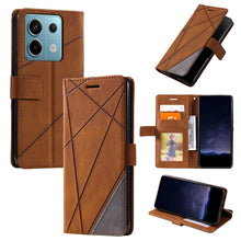 Load image into Gallery viewer, Skin Feel Splicing Leather Phone Case, For Xiaomi Redmi Note 13 Pro+, For Xiaomi Redmi Note 13 Pro 5G, For Xiaomi 13T / Redmi K60 Ultra, For Redmi 12 4G, For Xiaomi POCO F5, For Redmi K60 / K60 Pro, For Redmi Note 12S 4G Global                         ...