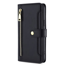 Load image into Gallery viewer, Sheep Texture Cross-body Zipper Wallet Leather Phone Case, For Samsung Galaxy M34 5G / F34 5G, For Samsung Galaxy S23 FE 5G, For Samsung Galaxy M54 5G, For Samsung Galaxy F14 5G, For Samsung Galaxy A34 5G, For Samsung Galaxy A54 5G                     ...