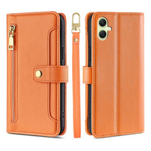 Load image into Gallery viewer, Sheep Texture Cross-body Zipper Wallet Leather Phone Case, For Samsung Galaxy M55 5G, For Samsung Galaxy M15, For Samsung Galaxy Xcover 7 5G, For Samsung Galaxy S24 Ultra 5G, For Samsung Galaxy S24+ 5G, For Samsung Galaxy S24 5G, For Samsung Galaxy A05...