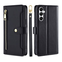 Load image into Gallery viewer, Sheep Texture Cross-body Zipper Wallet Leather Phone Case, For Samsung Galaxy M55 5G, For Samsung Galaxy M15, For Samsung Galaxy Xcover 7 5G, For Samsung Galaxy S24 Ultra 5G, For Samsung Galaxy S24+ 5G, For Samsung Galaxy S24 5G, For Samsung Galaxy A05...