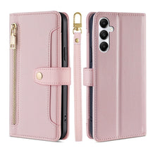 Load image into Gallery viewer, Sheep Texture Cross-body Zipper Wallet Leather Phone Case, For Samsung Galaxy M55 5G, For Samsung Galaxy M15, For Samsung Galaxy Xcover 7 5G, For Samsung Galaxy S24 Ultra 5G, For Samsung Galaxy S24+ 5G, For Samsung Galaxy S24 5G, For Samsung Galaxy A05...