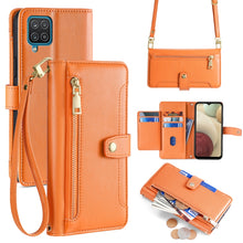 Load image into Gallery viewer, Sheep Texture Cross-body Zipper Wallet Leather Phone Case, For Samsung Galaxy A22 5G, For Samsung Galaxy S21 FE 5G, For Samsung Galaxy S21 5G, For Samsung Galaxy A32 4G, For Samsung Galaxy S21+ 5G, For Samsung Galaxy S21 Ultra 5G, For Samsung Galaxy A1...