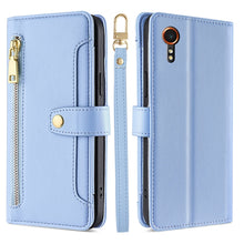 Load image into Gallery viewer, Sheep Texture Cross-body Zipper Wallet Leather Phone Case, For Samsung Galaxy M55 5G, For Samsung Galaxy M15, For Samsung Galaxy Xcover 7 5G, For Samsung Galaxy S24 Ultra 5G, For Samsung Galaxy S24+ 5G, For Samsung Galaxy S24 5G, For Samsung Galaxy A05...