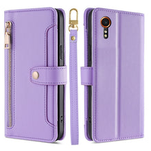 Load image into Gallery viewer, Sheep Texture Cross-body Zipper Wallet Leather Phone Case, For Samsung Galaxy M55 5G, For Samsung Galaxy M15, For Samsung Galaxy Xcover 7 5G, For Samsung Galaxy S24 Ultra 5G, For Samsung Galaxy S24+ 5G, For Samsung Galaxy S24 5G, For Samsung Galaxy A05...