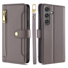 Load image into Gallery viewer, Sheep Texture Cross-body Zipper Wallet Leather Phone Case, For Samsung Galaxy M55 5G, For Samsung Galaxy M15, For Samsung Galaxy Xcover 7 5G, For Samsung Galaxy S24 Ultra 5G, For Samsung Galaxy S24+ 5G, For Samsung Galaxy S24 5G, For Samsung Galaxy A05...