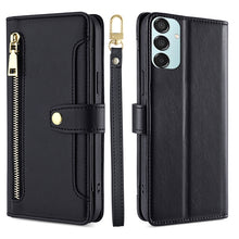 Load image into Gallery viewer, Sheep Texture Cross-body Zipper Wallet Leather Phone Case, For Samsung Galaxy M55 5G, For Samsung Galaxy M15, For Samsung Galaxy Xcover 7 5G, For Samsung Galaxy S24 Ultra 5G, For Samsung Galaxy S24+ 5G, For Samsung Galaxy S24 5G, For Samsung Galaxy A05...