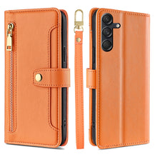 Load image into Gallery viewer, Sheep Texture Cross-body Zipper Wallet Leather Phone Case, For Samsung Galaxy M55 5G, For Samsung Galaxy M15, For Samsung Galaxy Xcover 7 5G, For Samsung Galaxy S24 Ultra 5G, For Samsung Galaxy S24+ 5G, For Samsung Galaxy S24 5G, For Samsung Galaxy A05...