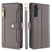 Load image into Gallery viewer, Sheep Texture Cross-body Zipper Wallet Leather Phone Case, For Samsung Galaxy M55 5G, For Samsung Galaxy M15, For Samsung Galaxy Xcover 7 5G, For Samsung Galaxy S24 Ultra 5G, For Samsung Galaxy S24+ 5G, For Samsung Galaxy S24 5G, For Samsung Galaxy A05...