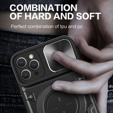 Load image into Gallery viewer, CD Texture Sliding Camshield Magnetic Holder Phone Case, For iPhone 12 Pro, For iPhone 11 Pro Max, For iPhone 11, For iPhone 11 Pro