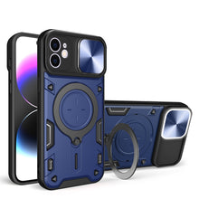 Load image into Gallery viewer, CD Texture Sliding Camshield Magnetic Holder Phone Case, For iPhone 11, For iPhone 11 Pro