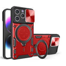 Load image into Gallery viewer, CD Texture Sliding Camshield Magnetic Holder Phone Case, For iPhone 16, For iPhone 15 Pro Max, For iPhone 15 Pro, For iPhone 15 Plus, For iPhone 15, For iPhone 14 Plus, For iPhone 14, For iPhone 14 Pro
