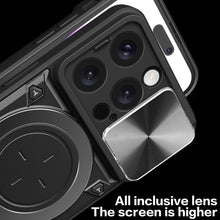 Load image into Gallery viewer, CD Texture Sliding Camshield Magnetic Holder Phone Case, For iPhone 16 Pro, For iPhone 16 Plus, For iPhone 16, For iPhone 15 Pro Max, For iPhone 15 Pro, For iPhone 15 Plus, For iPhone 15, For iPhone 14 Plus