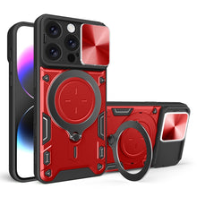 Load image into Gallery viewer, CD Texture Sliding Camshield Magnetic Holder Phone Case, For iPhone 17e / 16e, For iPhone 17 Pro Max, For iPhone 17 Pro, For iPhone 17, For iPhone Air, For iPhone 16 Pro Max, For iPhone 16 Pro, For iPhone 16 Plus