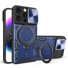Load image into Gallery viewer, CD Texture Sliding Camshield Magnetic Holder Phone Case, For iPhone 17e / 16e, For iPhone 17 Pro Max, For iPhone 17 Pro, For iPhone 17, For iPhone Air, For iPhone 16 Pro Max, For iPhone 16 Pro, For iPhone 16 Plus