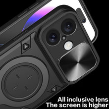 Load image into Gallery viewer, CD Texture Sliding Camshield Magnetic Holder Phone Case, For iPhone 16, For iPhone 15 Pro Max, For iPhone 15 Pro, For iPhone 15 Plus, For iPhone 15, For iPhone 14 Plus, For iPhone 14, For iPhone 14 Pro