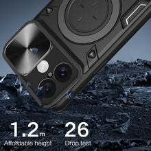 Load image into Gallery viewer, CD Texture Sliding Camshield Magnetic Holder Phone Case, For iPhone 16, For iPhone 15 Pro Max, For iPhone 15 Pro, For iPhone 15 Plus, For iPhone 15, For iPhone 14 Plus, For iPhone 14, For iPhone 14 Pro