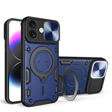 Load image into Gallery viewer, CD Texture Sliding Camshield Magnetic Holder Phone Case, For iPhone 16, For iPhone 15 Pro Max, For iPhone 15 Pro, For iPhone 15 Plus, For iPhone 15, For iPhone 14 Plus, For iPhone 14, For iPhone 14 Pro