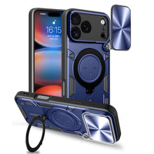 Load image into Gallery viewer, CD Texture Sliding Camshield Magnetic Holder Phone Case, For iPhone 17e / 16e, For iPhone 17 Pro Max, For iPhone 17 Pro, For iPhone 17, For iPhone Air, For iPhone 16 Pro Max, For iPhone 16 Pro, For iPhone 16 Plus