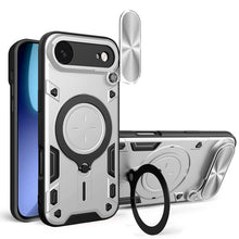 Load image into Gallery viewer, CD Texture Sliding Camshield Magnetic Holder Phone Case, For iPhone 17e / 16e, For iPhone 17 Pro Max, For iPhone 17 Pro, For iPhone 17, For iPhone Air, For iPhone 16 Pro Max, For iPhone 16 Pro, For iPhone 16 Plus