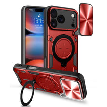 Load image into Gallery viewer, CD Texture Sliding Camshield Magnetic Holder Phone Case, For iPhone 18 Pro, For iPhone 18 Pro Max, For iPhone 17e / 16e, For iPhone 17 Pro Max, For iPhone 17 Pro, For iPhone 17, For iPhone Air, For iPhone 16 Pro Max