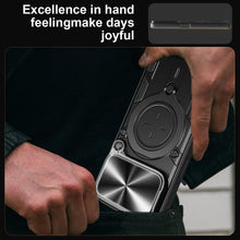 Load image into Gallery viewer, CD Texture Sliding Camshield Magnetic Holder Phone Case, For iPhone 18 Pro, For iPhone 18 Pro Max, For iPhone 17e / 16e, For iPhone 17 Pro Max, For iPhone 17 Pro, For iPhone 17, For iPhone Air, For iPhone 16 Pro Max