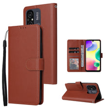 Load image into Gallery viewer, Multifunctional 3 Card Slots Leather Phone Case, For Xiaomi Redmi 11A 4G, For Xiaomi Redmi 12C
