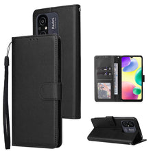 Load image into Gallery viewer, Multifunctional 3 Card Slots Leather Phone Case, For Xiaomi Redmi 11A 4G, For Xiaomi Redmi 12C