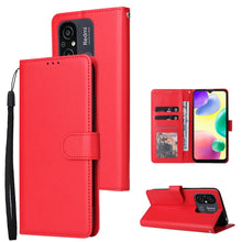 Load image into Gallery viewer, Multifunctional 3 Card Slots Leather Phone Case, For Xiaomi Redmi 11A 4G, For Xiaomi Redmi 12C