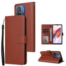 Load image into Gallery viewer, Multifunctional 3 Card Slots Leather Phone Case, For Xiaomi Redmi 11A 4G, For Xiaomi Redmi 12C