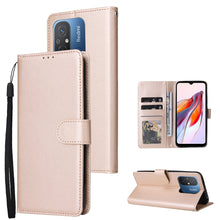 Load image into Gallery viewer, Multifunctional 3 Card Slots Leather Phone Case, For Xiaomi Redmi 11A 4G, For Xiaomi Redmi 12C