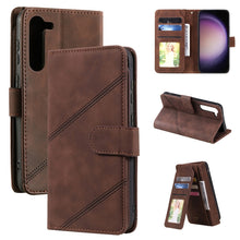 Load image into Gallery viewer, Skin Feel Multi-card Wallet Leather Phone Case