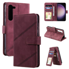 Load image into Gallery viewer, Skin Feel Multi-card Wallet Leather Phone Case