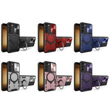 Load image into Gallery viewer, CD Texture Sliding Camshield Magnetic Holder Phone Case, For Samsung Galaxy S23+ 5G, For Samsung Galaxy S23 5G, For Samsung Galaxy S20 FE, For Samsung Galaxy A73 5G, For Samsung Galaxy A33 5G, For Samsung Galaxy A13 4G, For Samsung Galaxy S22 Ultra 5G ...