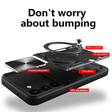 Load image into Gallery viewer, CD Texture Sliding Camshield Magnetic Holder Phone Case, For Samsung Galaxy S23+ 5G, For Samsung Galaxy S23 5G, For Samsung Galaxy S20 FE, For Samsung Galaxy A73 5G, For Samsung Galaxy A33 5G, For Samsung Galaxy A13 4G, For Samsung Galaxy S22 Ultra 5G ...
