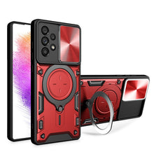 Load image into Gallery viewer, CD Texture Sliding Camshield Magnetic Holder Phone Case, For Samsung Galaxy S23+ 5G, For Samsung Galaxy S23 5G, For Samsung Galaxy S20 FE, For Samsung Galaxy A73 5G, For Samsung Galaxy A33 5G, For Samsung Galaxy A13 4G, For Samsung Galaxy S22 Ultra 5G ...