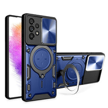 Load image into Gallery viewer, CD Texture Sliding Camshield Magnetic Holder Phone Case, For Samsung Galaxy S23+ 5G, For Samsung Galaxy S23 5G, For Samsung Galaxy S20 FE, For Samsung Galaxy A73 5G, For Samsung Galaxy A33 5G, For Samsung Galaxy A13 4G, For Samsung Galaxy S22 Ultra 5G ...