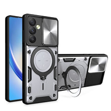 Load image into Gallery viewer, CD Texture Sliding Camshield Magnetic Holder Phone Case, For Samsung Galaxy S24 FE 5G, For Samsung Galaxy S24+ 5G, For Samsung Galaxy S24 5G, For Samsung Galaxy A24 4G, For Samsung Galaxy A23 5G, For Samsung Galaxy A34 5G, For Samsung Galaxy A54 5G    ...