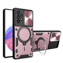 Load image into Gallery viewer, CD Texture Sliding Camshield Magnetic Holder Phone Case, For Samsung Galaxy S22 5G, For Samsung Galaxy A13 5G, For Samsung Galaxy A03s, For Samsung Galaxy A53, For Samsung Galaxy S21 5G, For Samsung Galaxy S21+ 5G, For Samsung Galaxy S21 Ultra 5G