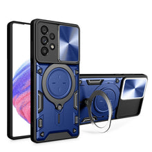 Load image into Gallery viewer, CD Texture Sliding Camshield Magnetic Holder Phone Case, For Samsung Galaxy S22 5G, For Samsung Galaxy A13 5G, For Samsung Galaxy A03s, For Samsung Galaxy A53, For Samsung Galaxy S21 5G, For Samsung Galaxy S21+ 5G, For Samsung Galaxy S21 Ultra 5G