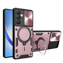 Load image into Gallery viewer, CD Texture Sliding Camshield Magnetic Holder Phone Case, For Samsung Galaxy S24 FE 5G, For Samsung Galaxy S24+ 5G, For Samsung Galaxy S24 5G, For Samsung Galaxy A24 4G, For Samsung Galaxy A23 5G, For Samsung Galaxy A34 5G, For Samsung Galaxy A54 5G    ...