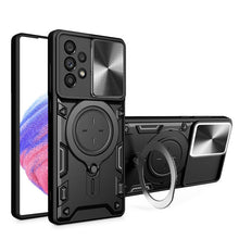 Load image into Gallery viewer, CD Texture Sliding Camshield Magnetic Holder Phone Case, For Samsung Galaxy S23+ 5G, For Samsung Galaxy S23 5G, For Samsung Galaxy S20 FE, For Samsung Galaxy A73 5G, For Samsung Galaxy A33 5G, For Samsung Galaxy A13 4G, For Samsung Galaxy S22 Ultra 5G ...