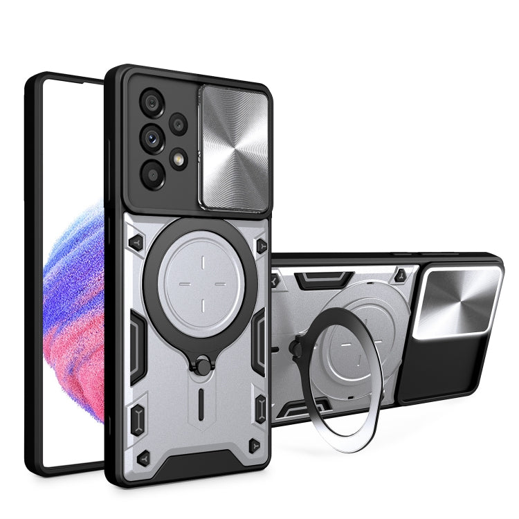 CD Texture Sliding Camshield Magnetic Holder Phone Case, For Samsung Galaxy S23+ 5G, For Samsung Galaxy S23 5G, For Samsung Galaxy S20 FE, For Samsung Galaxy A73 5G, For Samsung Galaxy A33 5G, For Samsung Galaxy A13 4G, For Samsung Galaxy S22 Ultra 5G ...