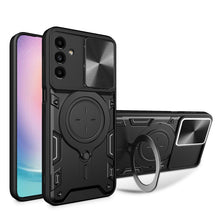 Load image into Gallery viewer, CD Texture Sliding Camshield Magnetic Holder Phone Case, For Samsung Galaxy S24 FE 5G, For Samsung Galaxy S24+ 5G, For Samsung Galaxy S24 5G, For Samsung Galaxy A24 4G, For Samsung Galaxy A23 5G, For Samsung Galaxy A34 5G, For Samsung Galaxy A54 5G    ...