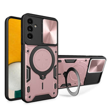 Load image into Gallery viewer, CD Texture Sliding Camshield Magnetic Holder Phone Case, For Samsung Galaxy S22 5G, For Samsung Galaxy A13 5G, For Samsung Galaxy A03s, For Samsung Galaxy A53, For Samsung Galaxy S21 5G, For Samsung Galaxy S21+ 5G, For Samsung Galaxy S21 Ultra 5G