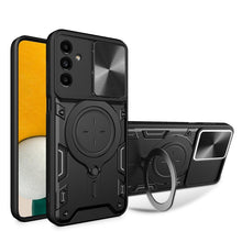 Load image into Gallery viewer, CD Texture Sliding Camshield Magnetic Holder Phone Case, For Samsung Galaxy S22 5G, For Samsung Galaxy A13 5G, For Samsung Galaxy A03s, For Samsung Galaxy A53, For Samsung Galaxy S21 5G, For Samsung Galaxy S21+ 5G, For Samsung Galaxy S21 Ultra 5G