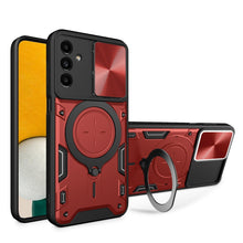 Load image into Gallery viewer, CD Texture Sliding Camshield Magnetic Holder Phone Case, For Samsung Galaxy S22 5G, For Samsung Galaxy A13 5G, For Samsung Galaxy A03s, For Samsung Galaxy A53, For Samsung Galaxy S21 5G, For Samsung Galaxy S21+ 5G, For Samsung Galaxy S21 Ultra 5G