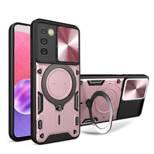 Load image into Gallery viewer, CD Texture Sliding Camshield Magnetic Holder Phone Case, For Samsung Galaxy S22 5G, For Samsung Galaxy A13 5G, For Samsung Galaxy A03s, For Samsung Galaxy A53, For Samsung Galaxy S21 5G, For Samsung Galaxy S21+ 5G, For Samsung Galaxy S21 Ultra 5G